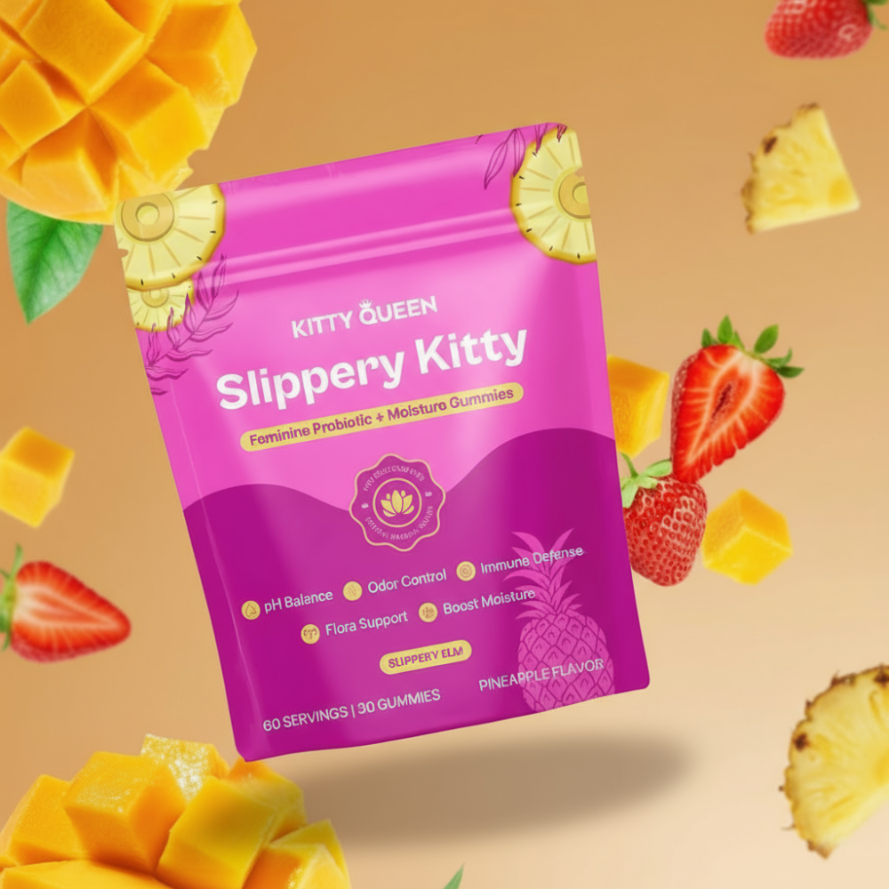 Slippery Kitty - Feminine Probiotic + Moisture Gummies