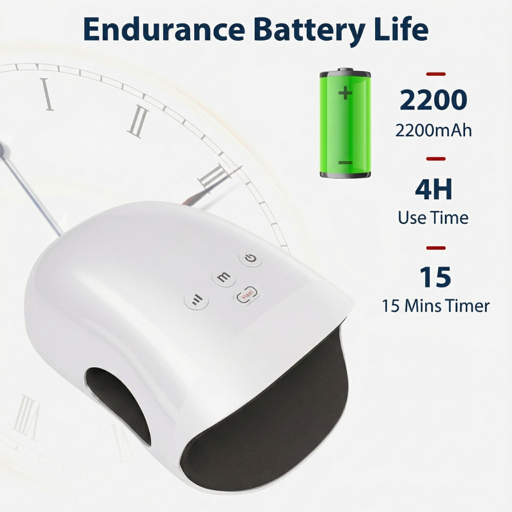 Cordless Hand Massager with Heat and Compression for Arthritis and Carpal Tunnel