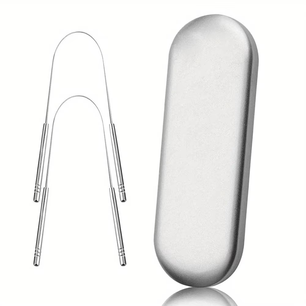 Stainless Steel Tongue Cleaner for Oral Hygiene