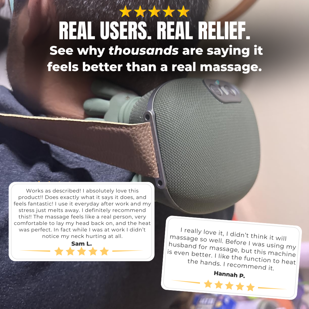 TouchéPro™ - Shiatsu Neck and Back Massager