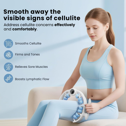 CelluGone™ - Anti Cellulite Roller + Massage Oil Kit