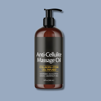 CelluGone™ - Anti Cellulite Roller + Massage Oil Kit