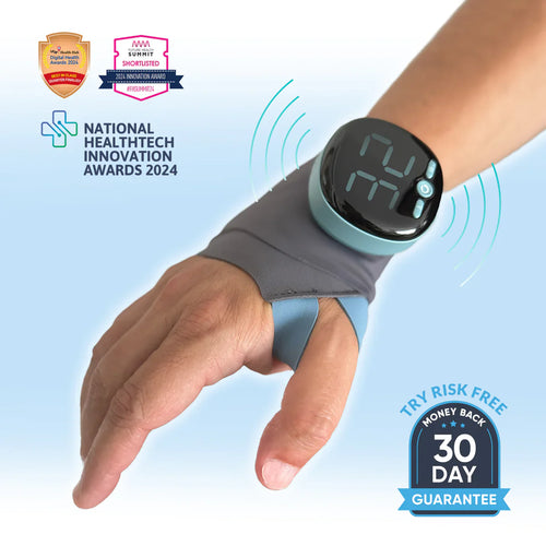 Mirelio™ - Smart EMS & Heat Therapy Wrist Massager